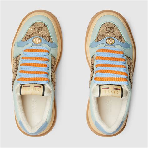 gucci screener sneakers women|multi color ladies Gucci sneakers.